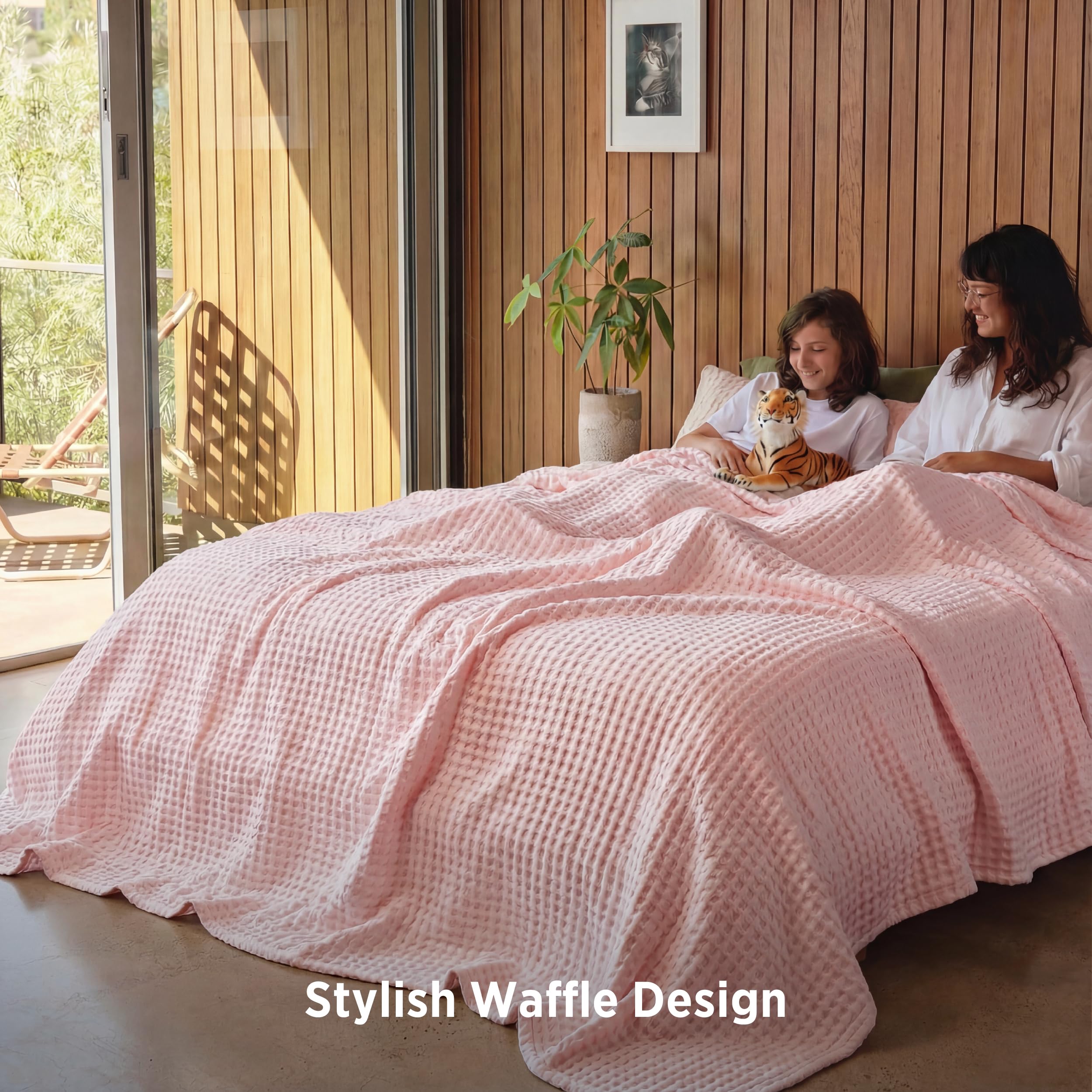 Bedsure couverture pliée en emballage cadeau prête à offrir pour toutes saisons