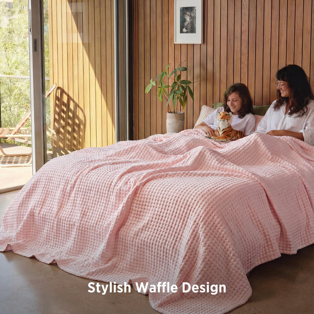 Bedsure couverture pliée en emballage cadeau prête à offrir pour toutes saisons