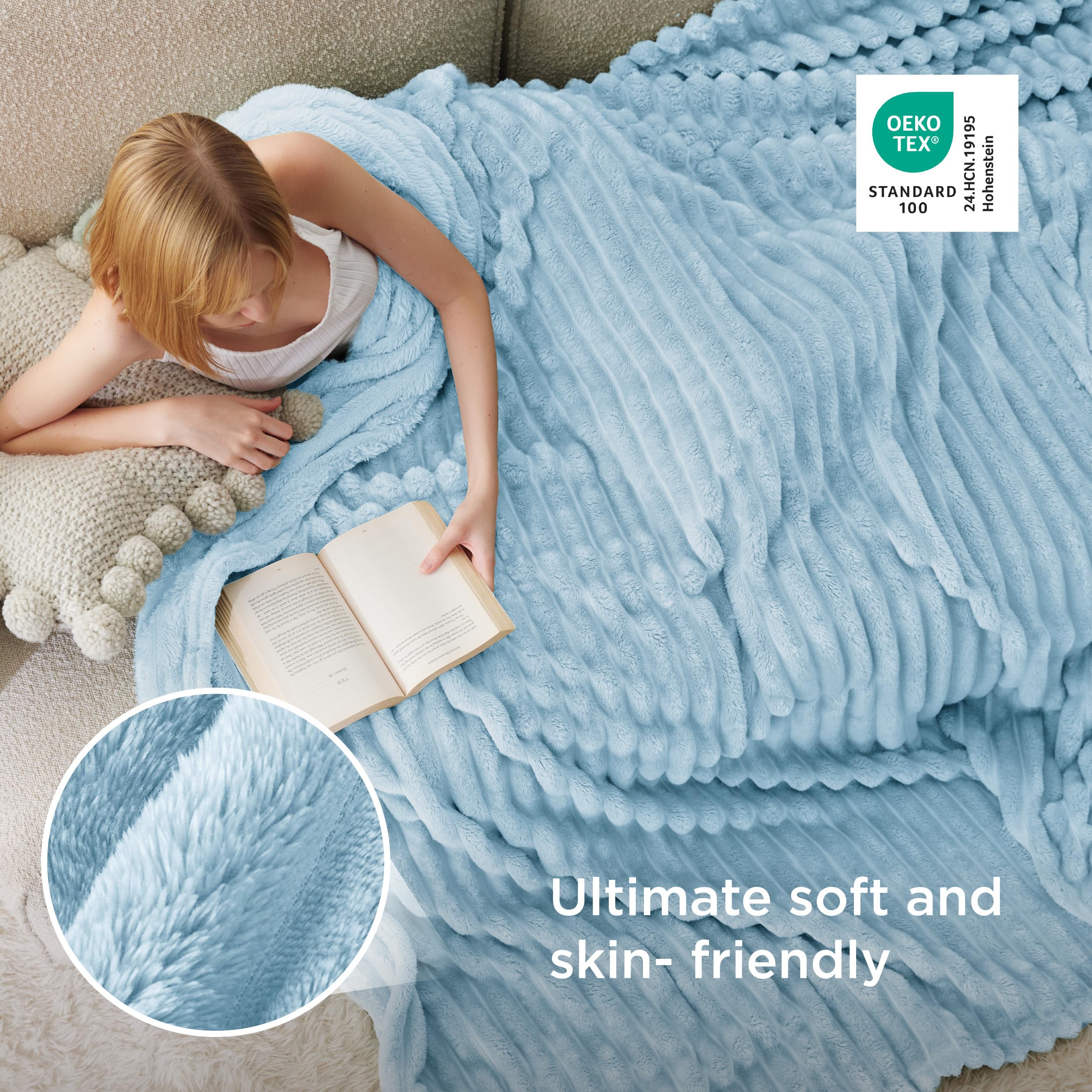 Bedsure couverture posée sur lit king pour ambiance cozy