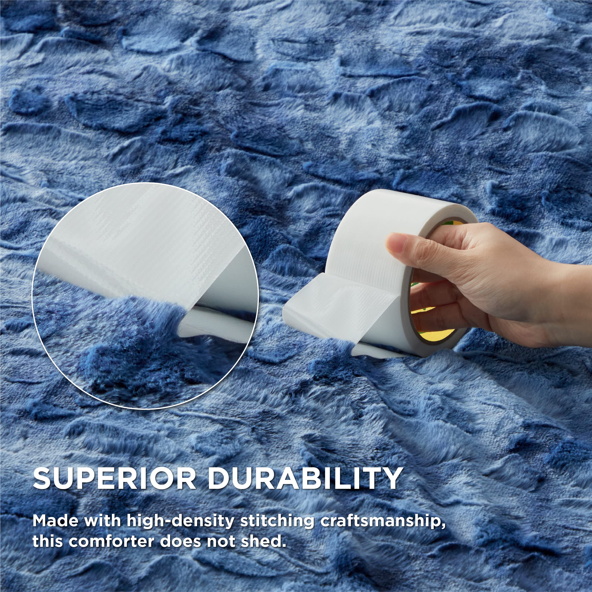 Bedsure couverture déployée sur lit twin 60x80 in pour protection et style