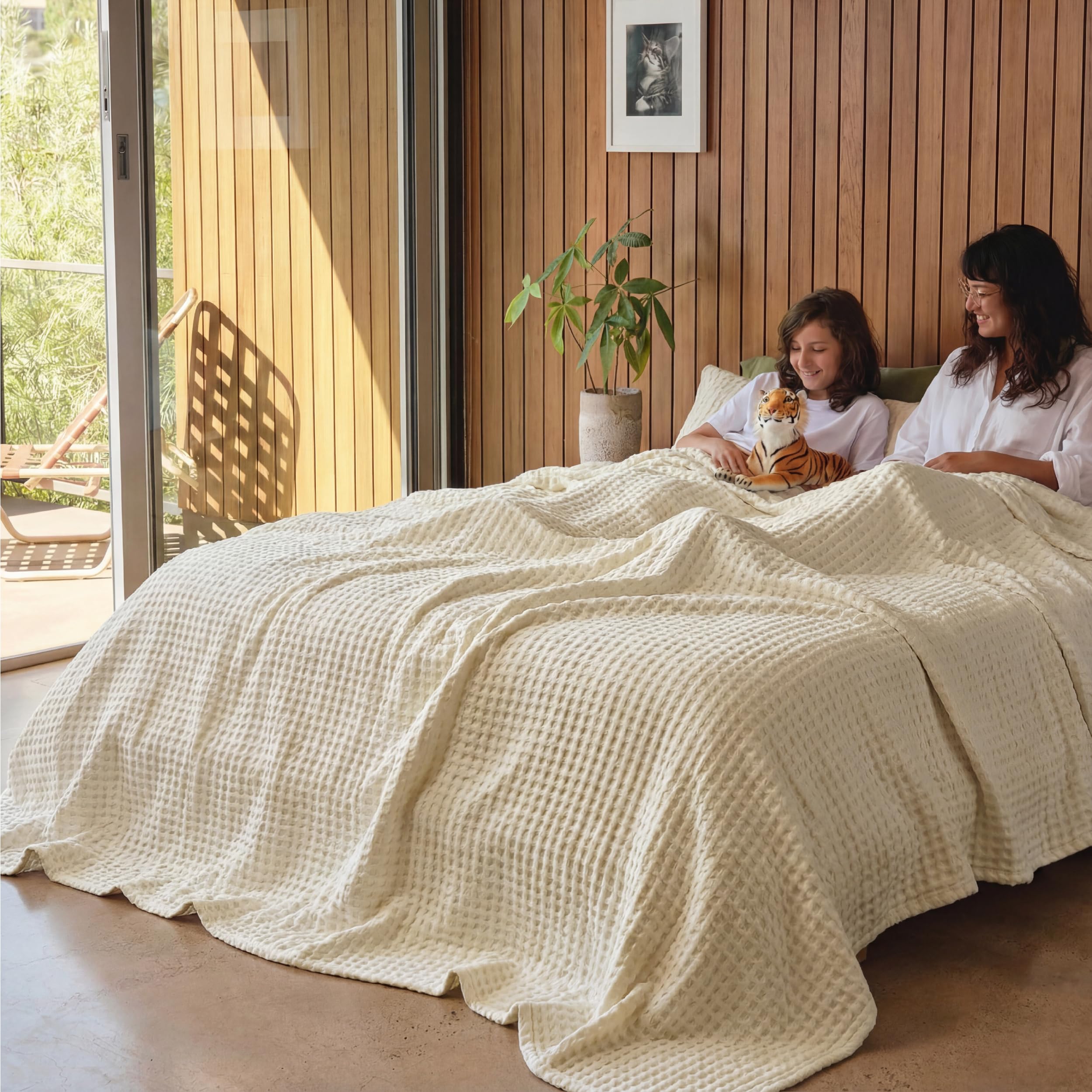 Bedsure couverture dans chambre aménagée inspirant style et chaleur