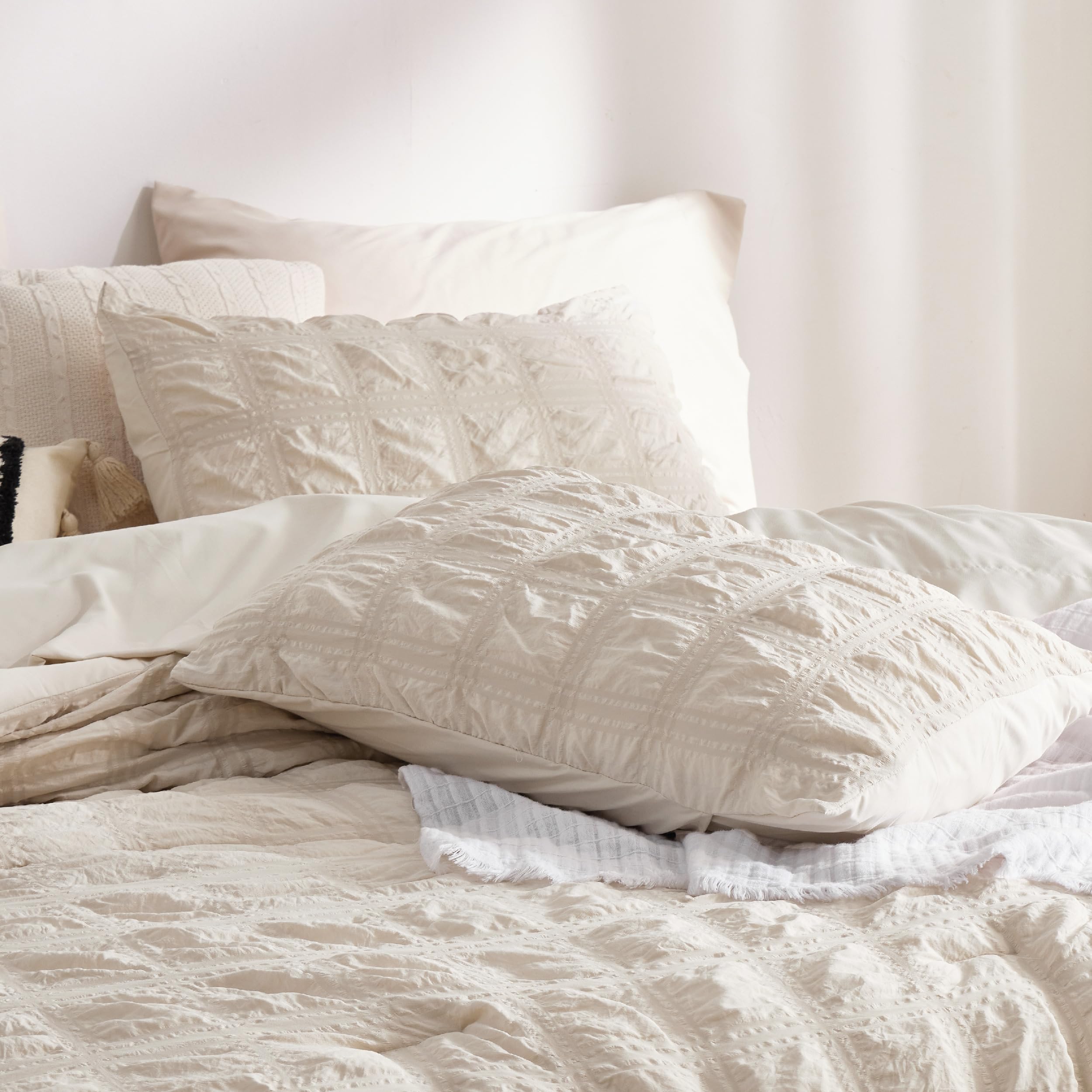 Bedsure détail des coutures et bordures garantissant une finition résistante