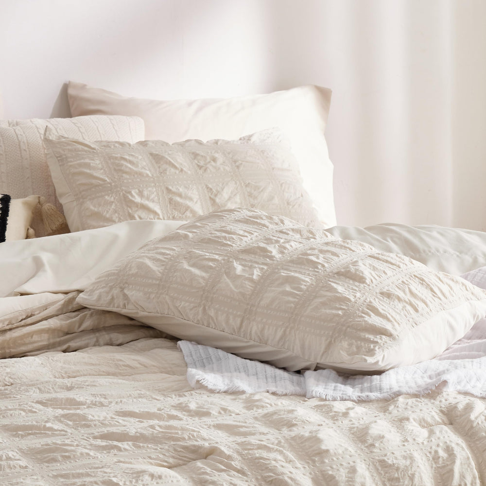 Bedsure détail des coutures et bordures garantissant une finition résistante
