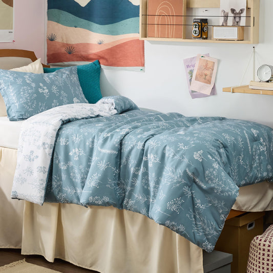 Bedsure gros plan imprimé floral illustrant motifs détaillés et raffinement