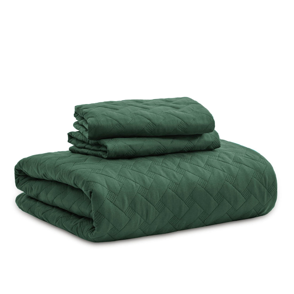 Bedsure motif tressé en gros plan ajoutant texture et style