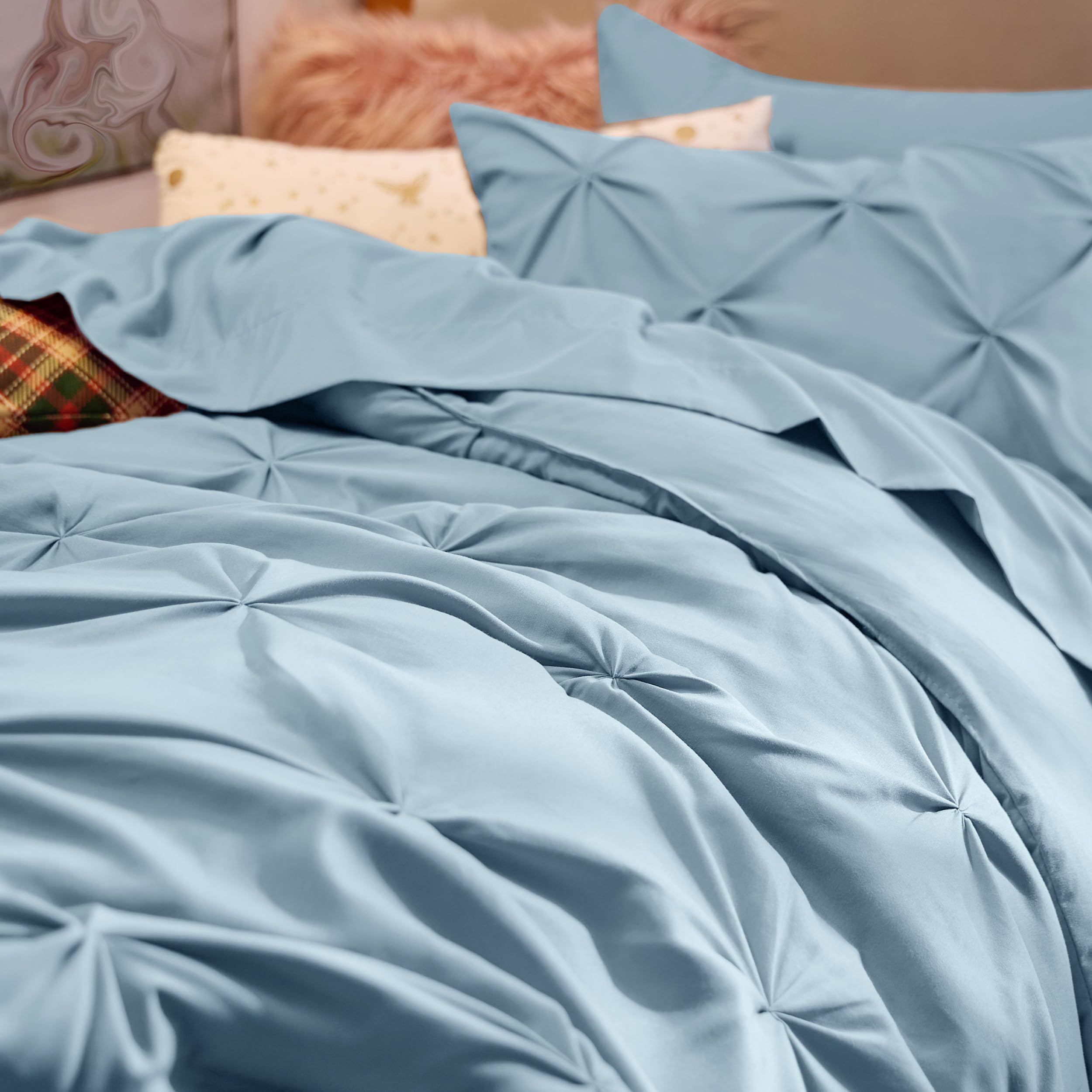 Bedsure détail pinch-pleat soulignant design élégant et structuré
