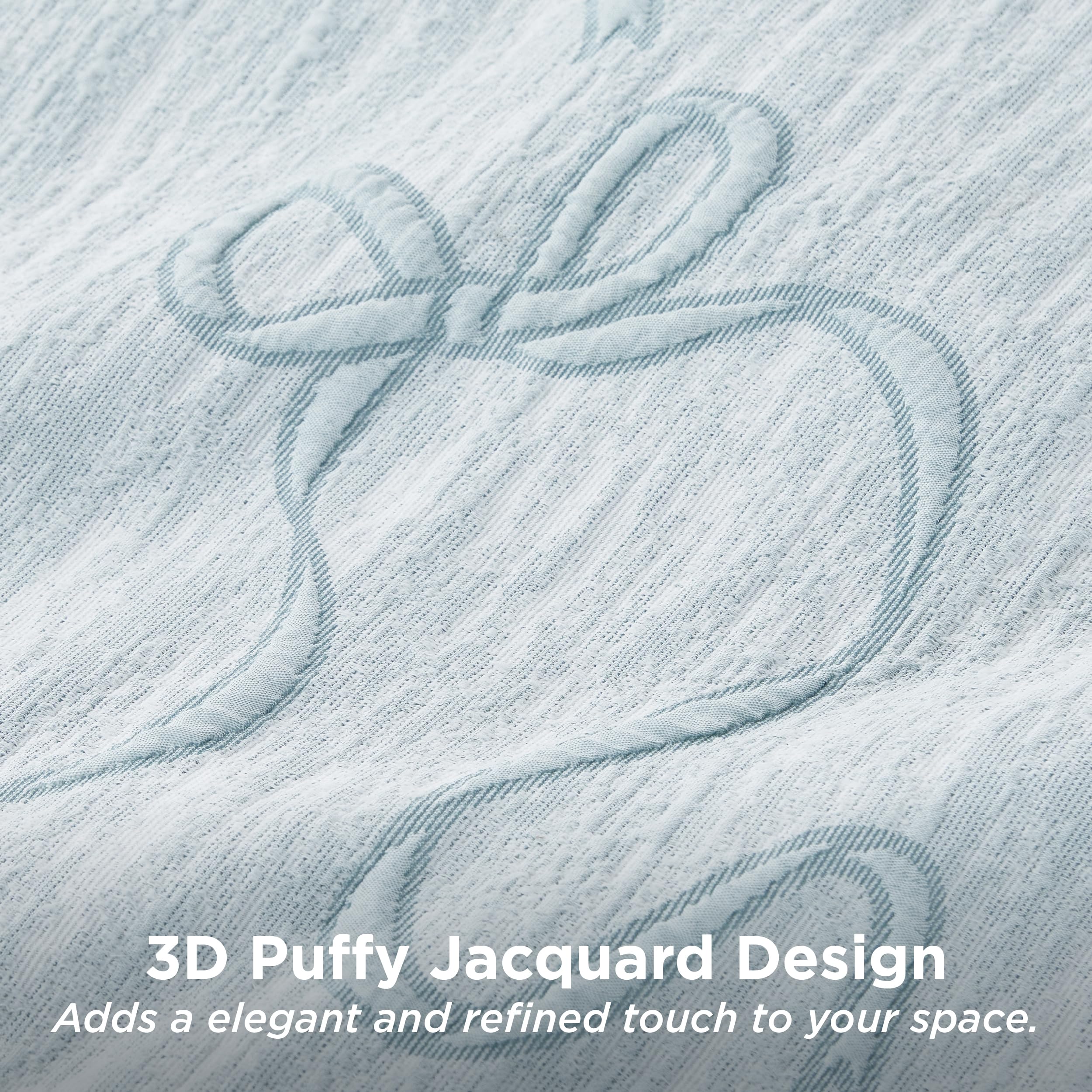 Bedsure détail relief 3D papillon, apporte profondeur décorative