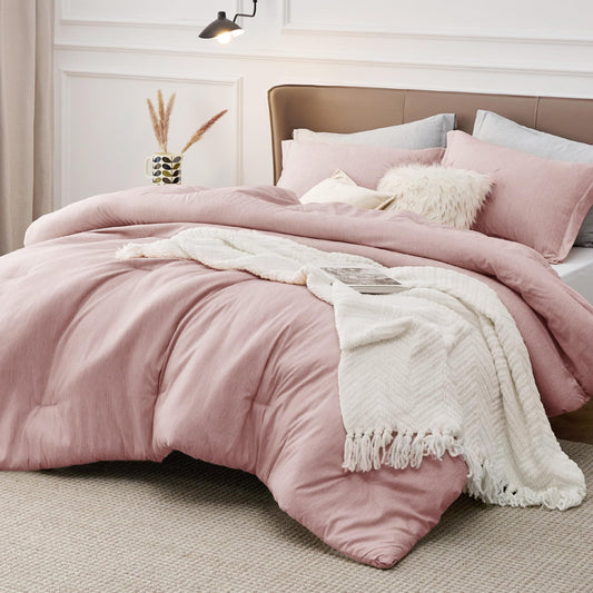 Bedsure gros plan de la texture microfibre, douceur visible et confort
