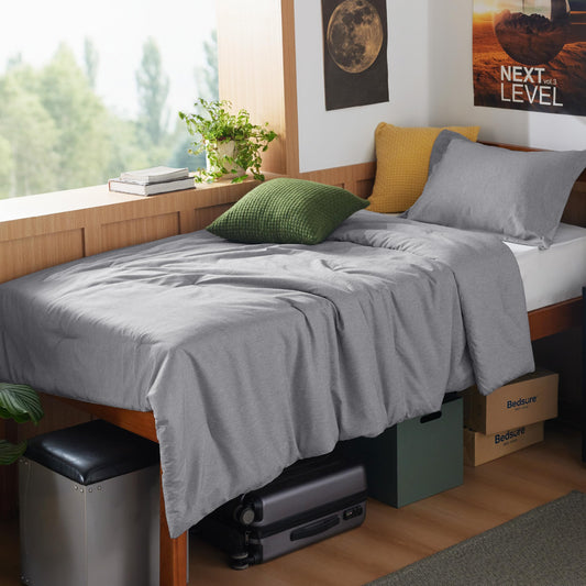 Bedsure gros plan texture microfibre douce pour toucher moelleux