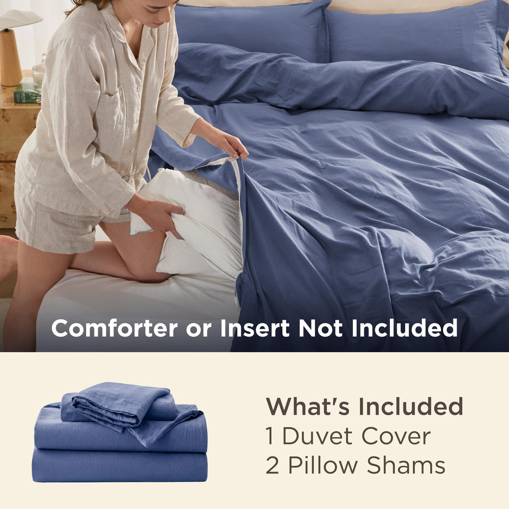 Bedsure détail texture pré-lavée apportant douceur au toucher