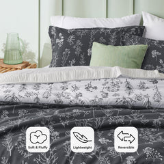 Bedsure détail du matelassage montrant maintien et confort durable