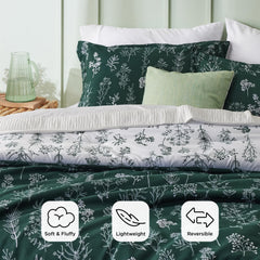 Bedsure gros plan du tissu et quilting garantissant maintien du garnissage