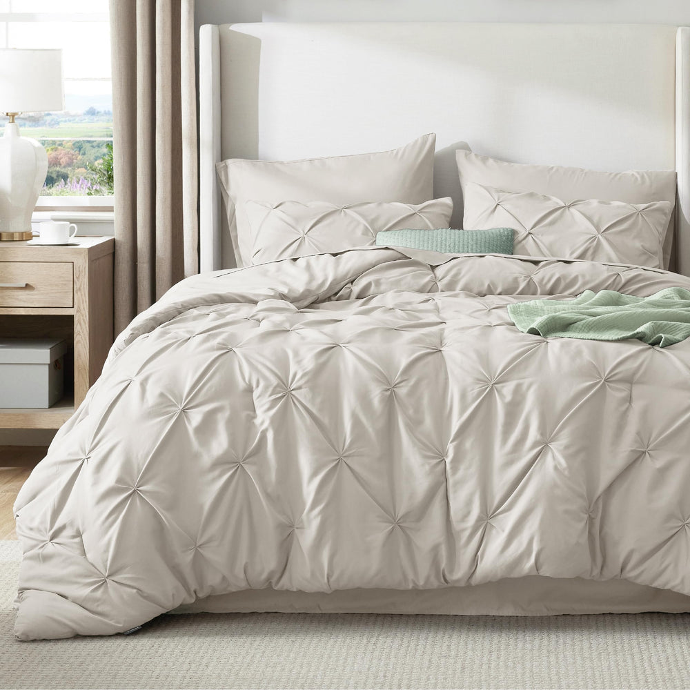 Bedsure gros plan microfibre brossée offrant douceur et toucher silencieux