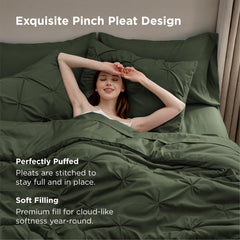 Bedsure gros plan microfibre brossée, douceur confortable au toucher
