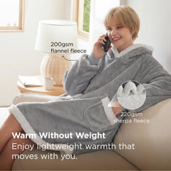 Bedsure gros plan sherpa intérieur illustrant douceur isolante