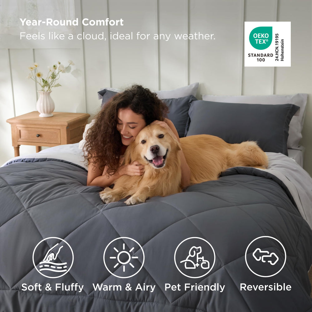 Bedsure drap-housse ajustable détail élastique, maintien sécurisé