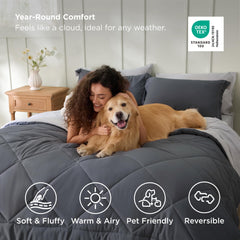 Bedsure drap-housse ajustable détail élastique, maintien sécurisé