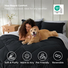 Bedsure drap-housse poche profonde bien ajustée au matelas