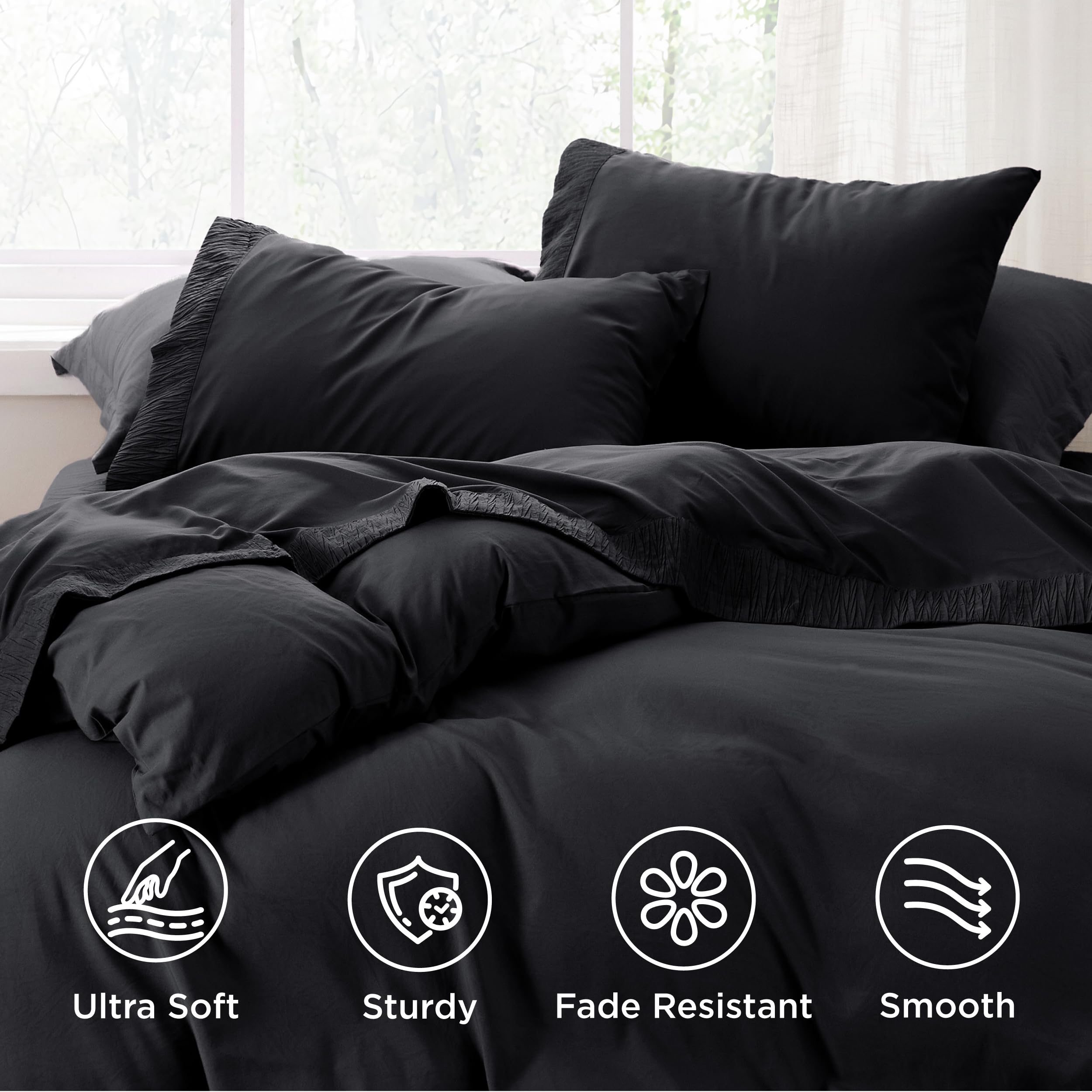 Bedsure coin du drap-housse en place sur matelas épais pour maintien
