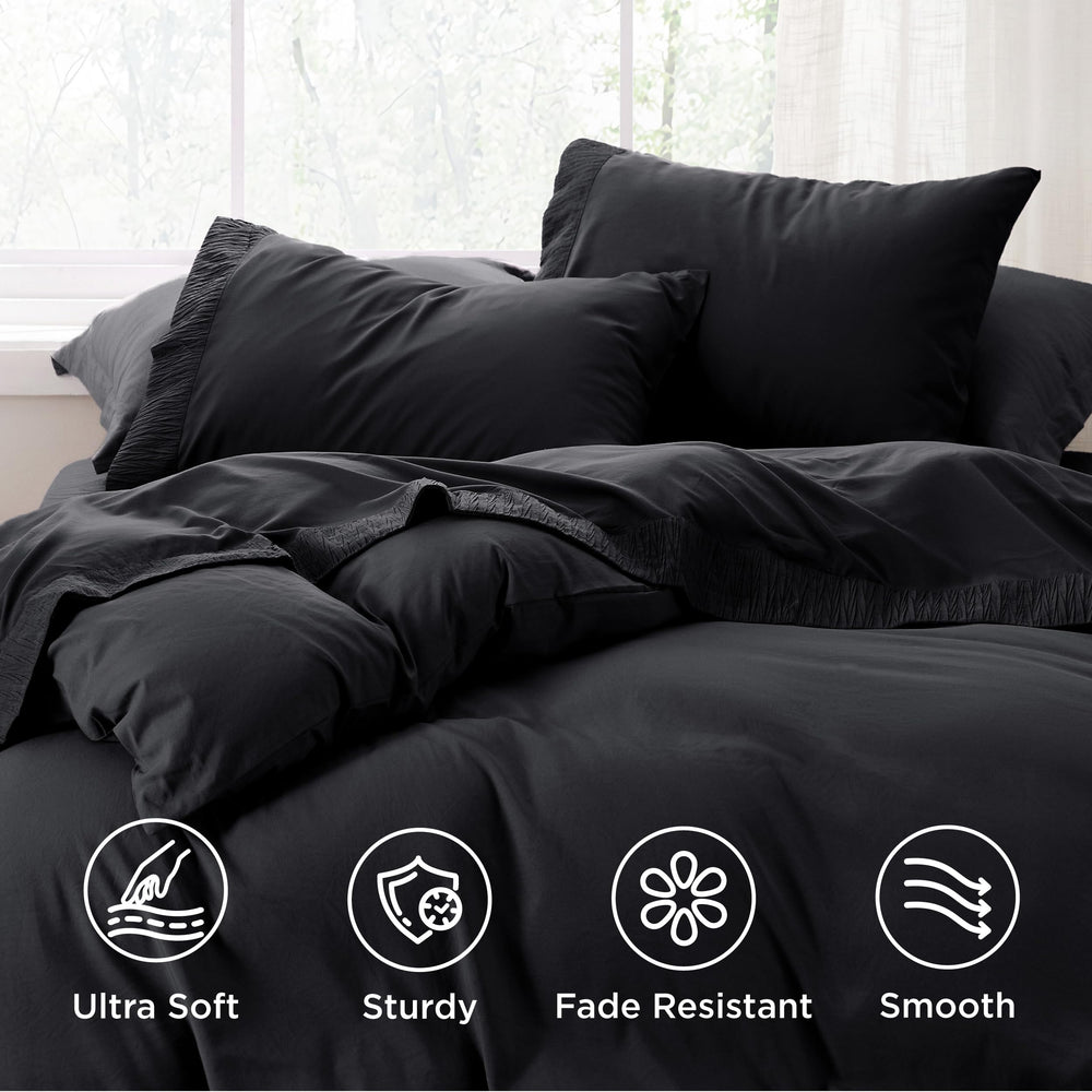 Bedsure coin du drap-housse en place sur matelas épais pour maintien