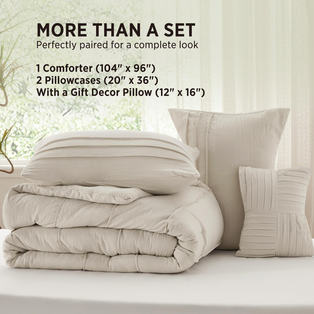 Bedsure comparaison taille montrant dimensions California King et échelle