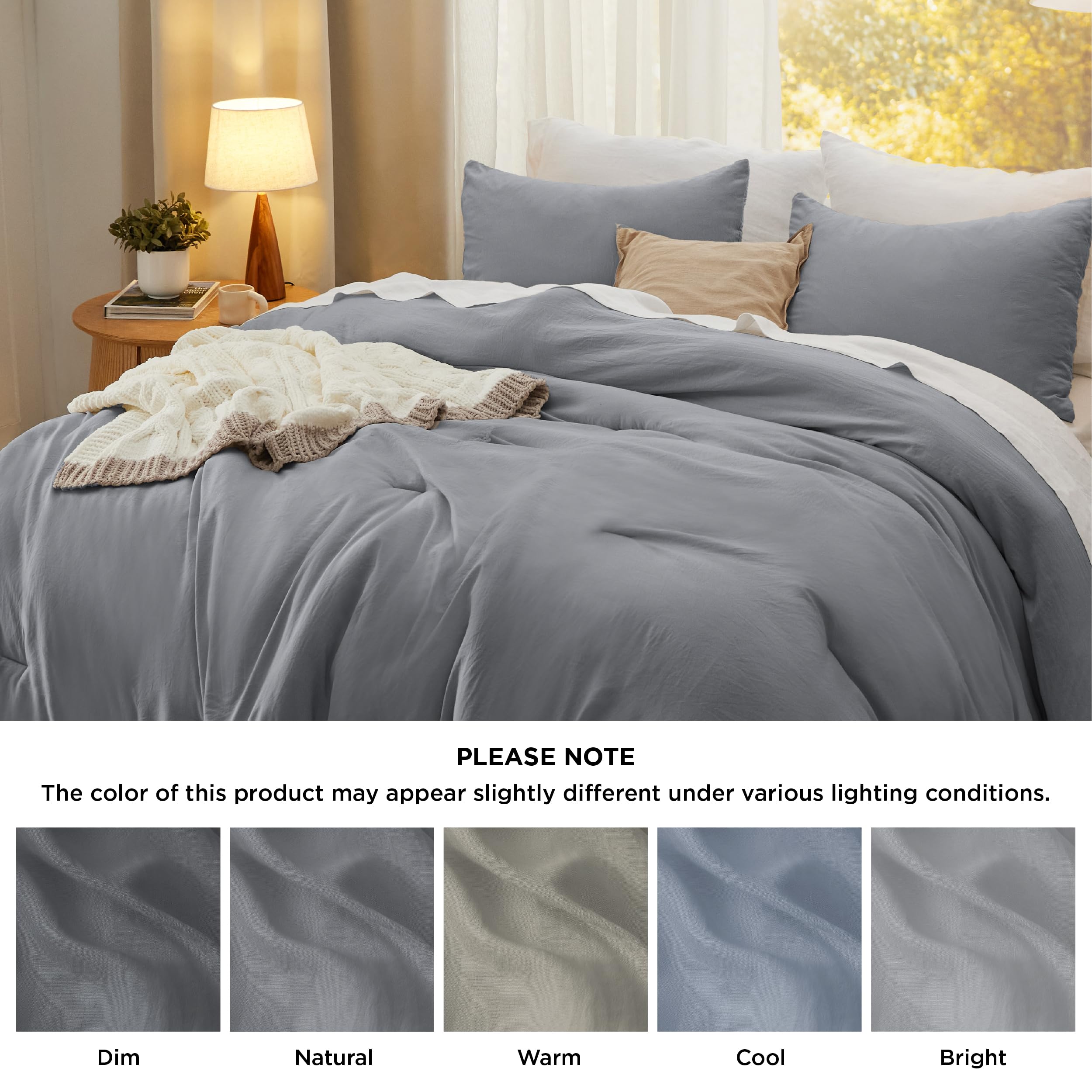 Bedsure taille comparative avec lit pour visualiser couverture king généreuse