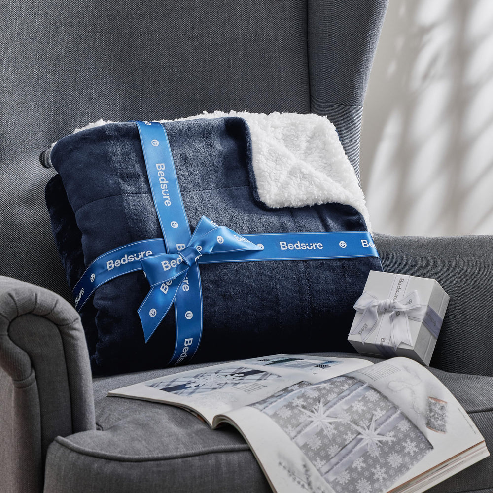 Bedsure couverture à l’échelle humaine montrant grande taille généreuse