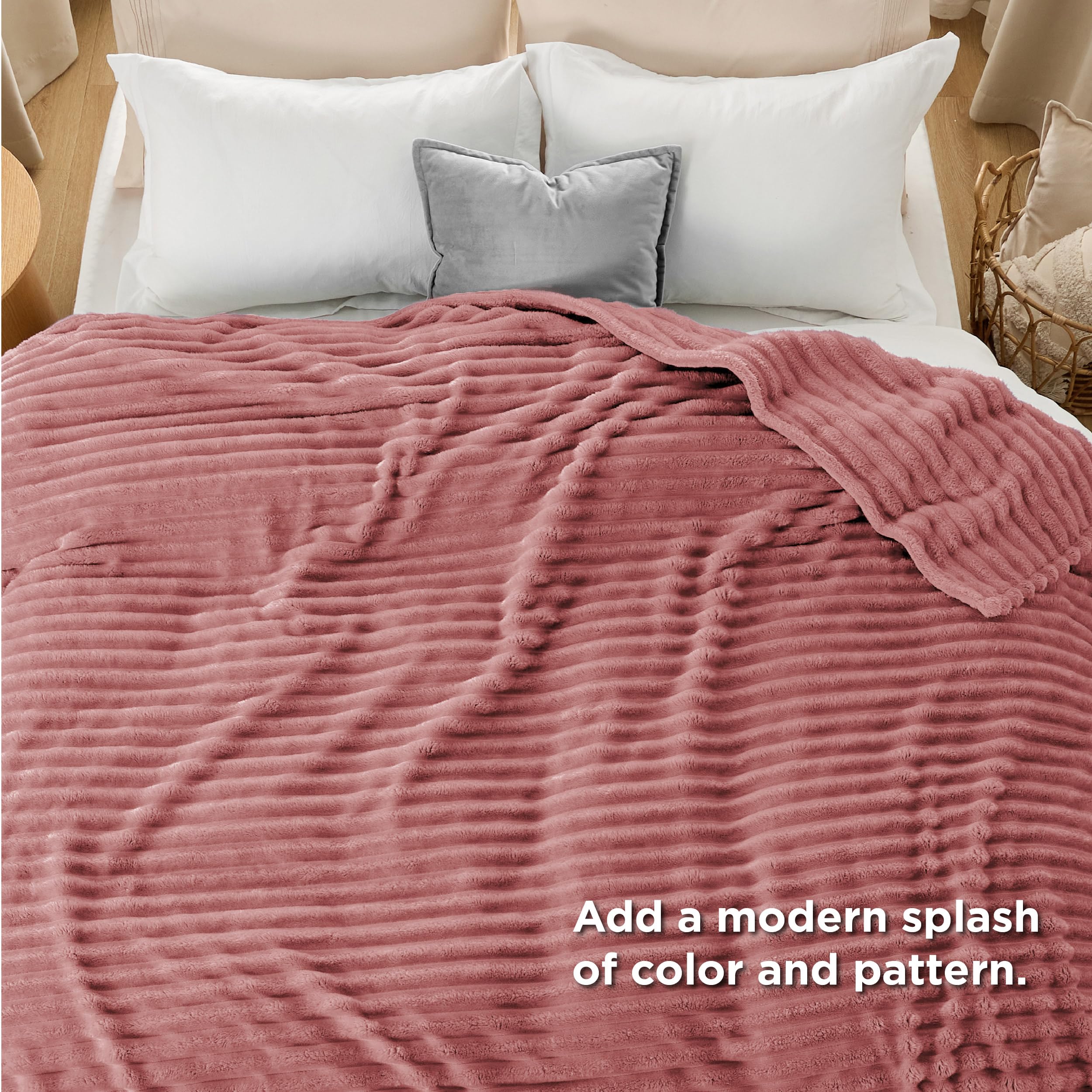 Bedsure échelle taille montre dimensions 108x90 pour couverture