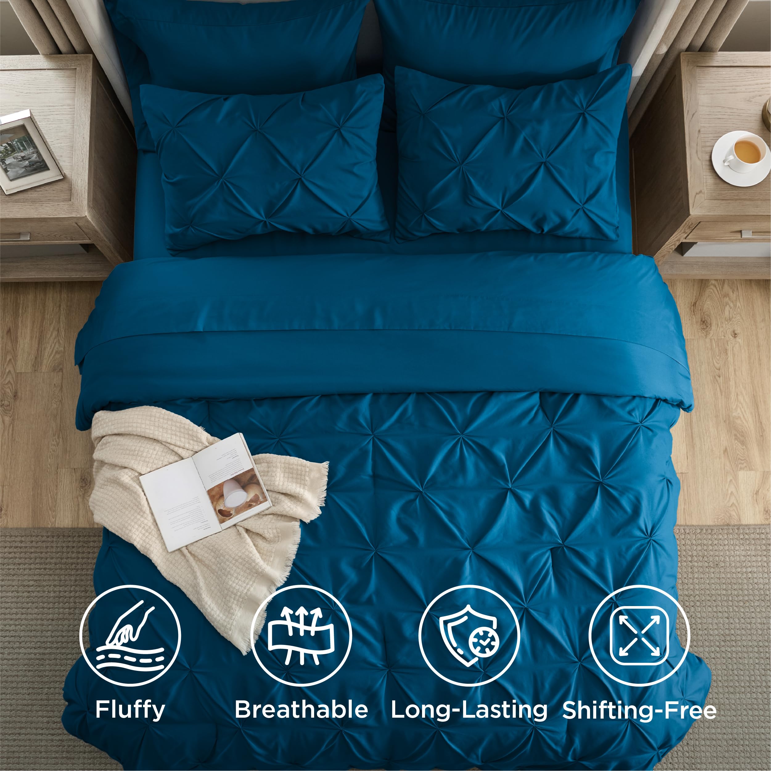 Bedsure coffret compact prêt à offrir et simplifiant l'installation