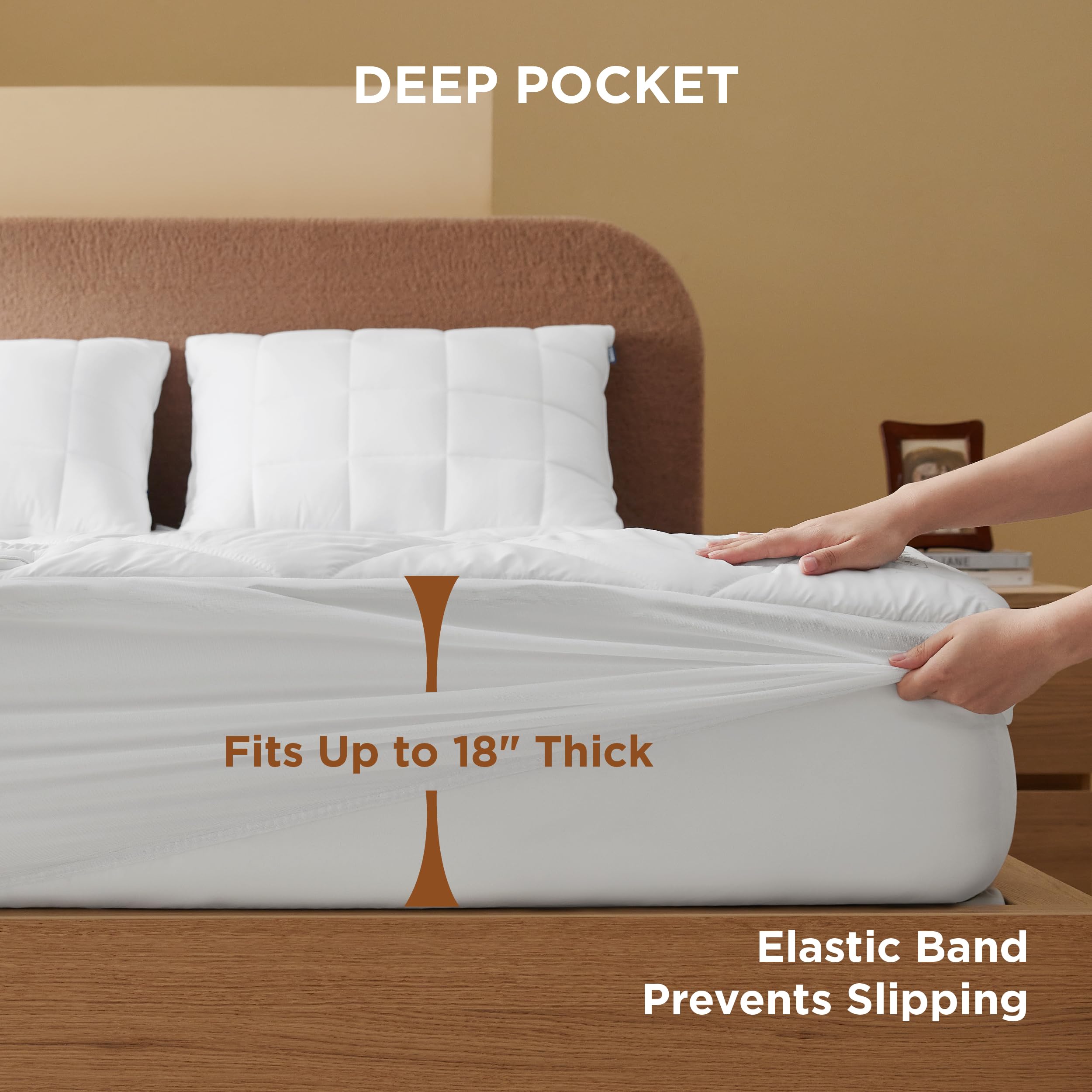 Bedsure emballage et accessoires montrant contenu et facilité d'installation
