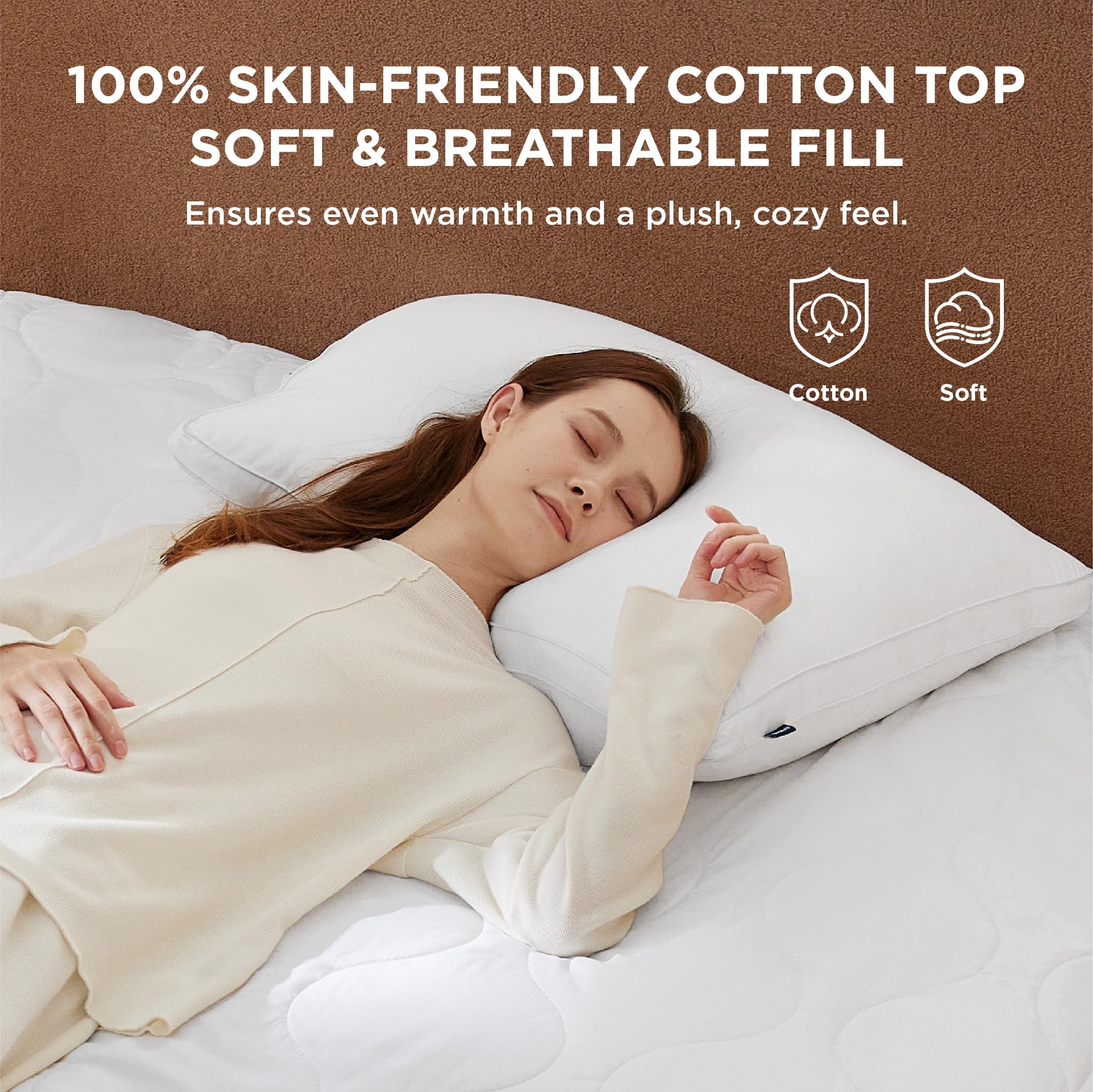 Bedsure connectique et câbles sécurisés illustrant branchement facile et fiabilité