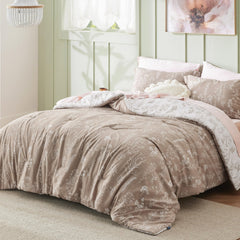 Bedsure face taupe clair offrant une option neutre et apaisante