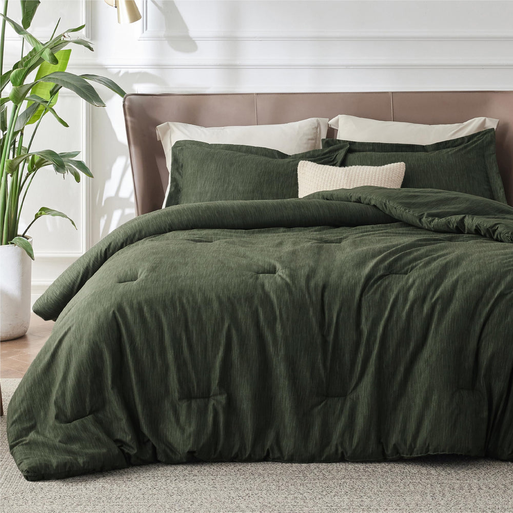 Bedsure ensemble dans chambre moderne illustrant style et polyvalence
