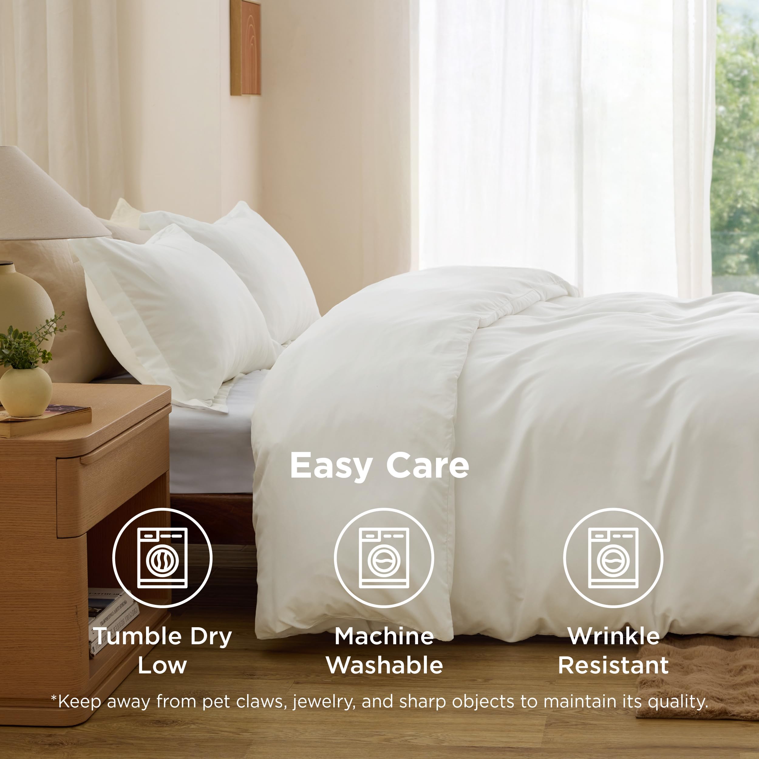 Bedsure ensemble avec coussins montrant coordination décorative et confort