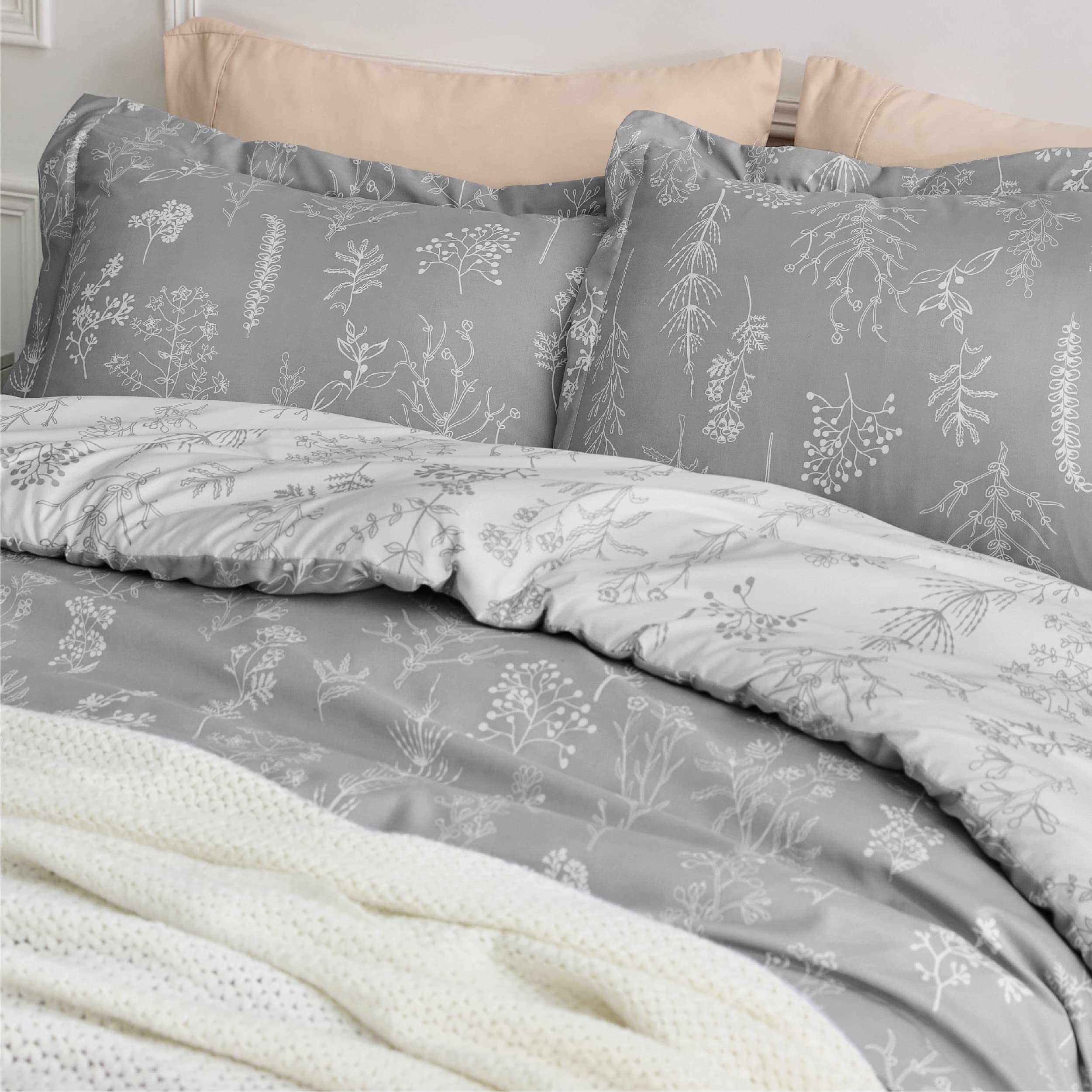 Bedsure parure en situation chambre montrant style coordonné et ambiance