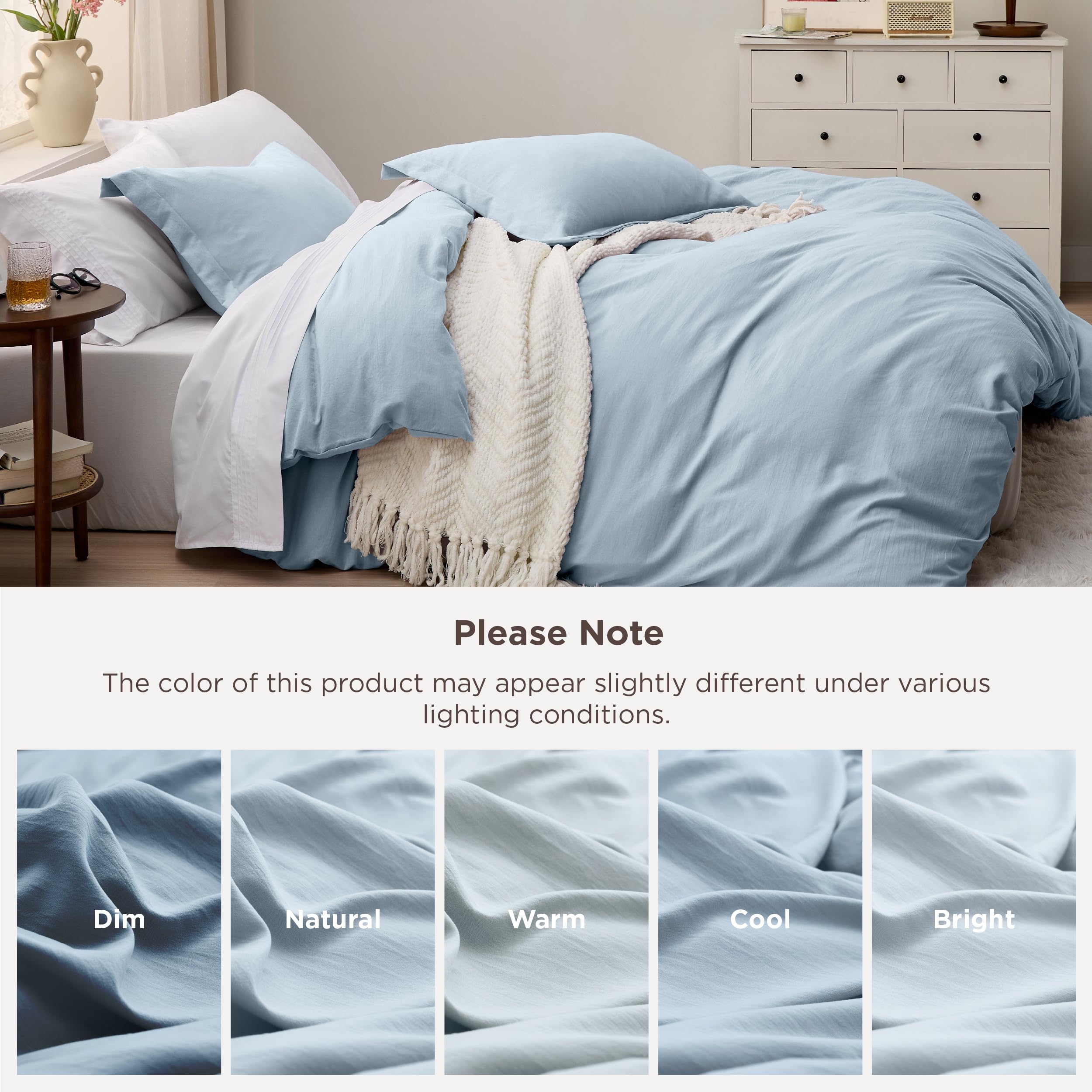 Bedsure ensemble sur lit queen illustrant rendu final et harmonie de la chambre