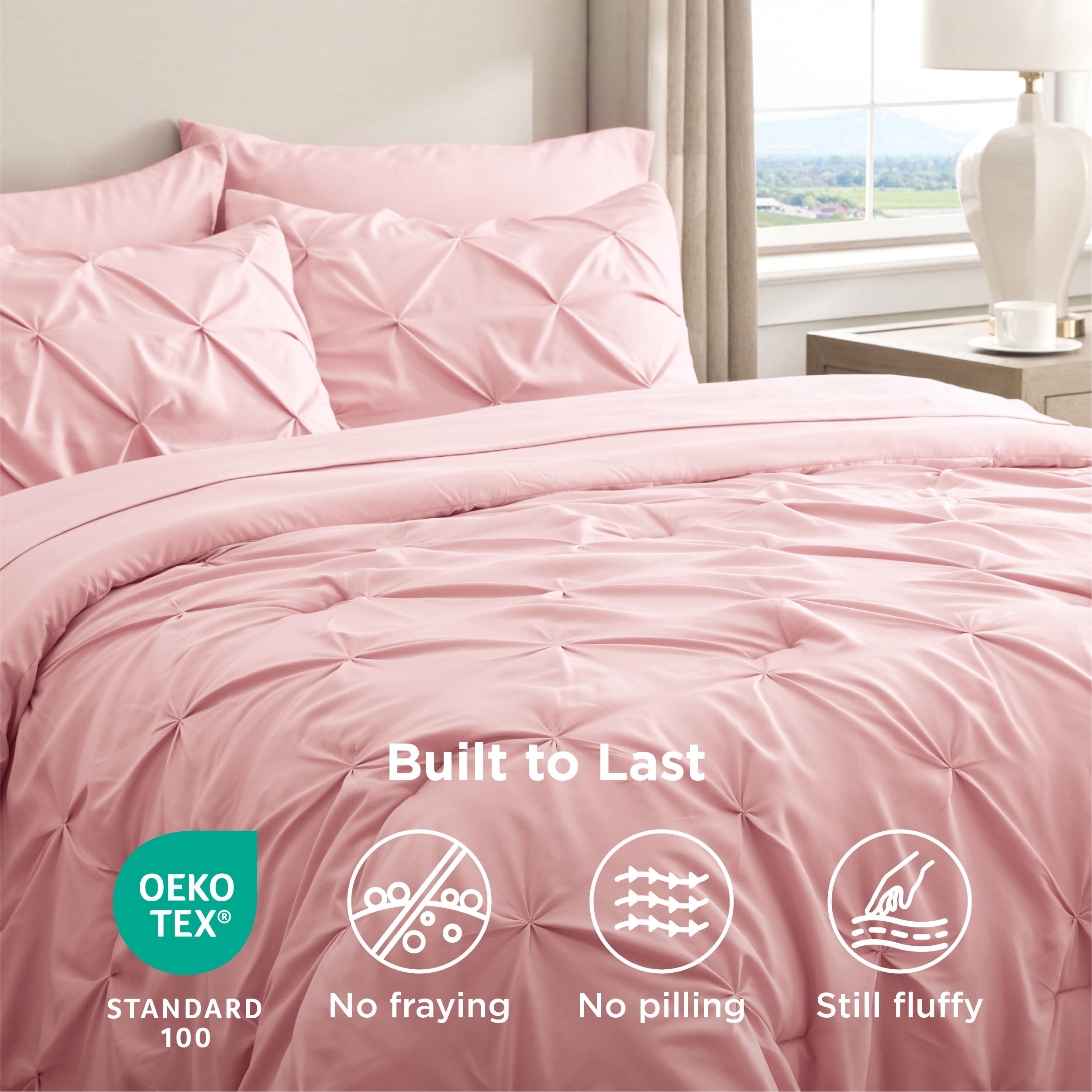 Bedsure étiquette et instructions de lavage pour entretien facile