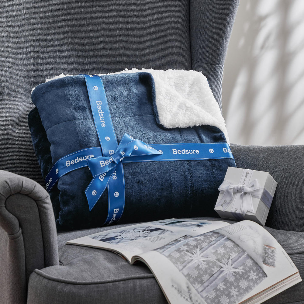 Bedsure étiquette et couture montrant solidité et durabilité