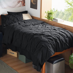 Bedsure vue avant de la couette Twin XL, apparence élégante et accueillante
