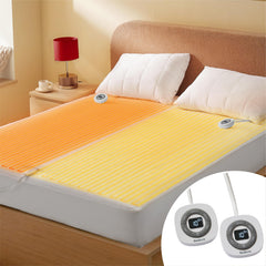 Bedsure vue avant du surmatelas king montrant le design et la taille, confort immédiat