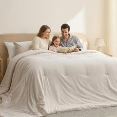 Bedsure face avant du pack montrant la couette et taies, aspect livraison pratique
