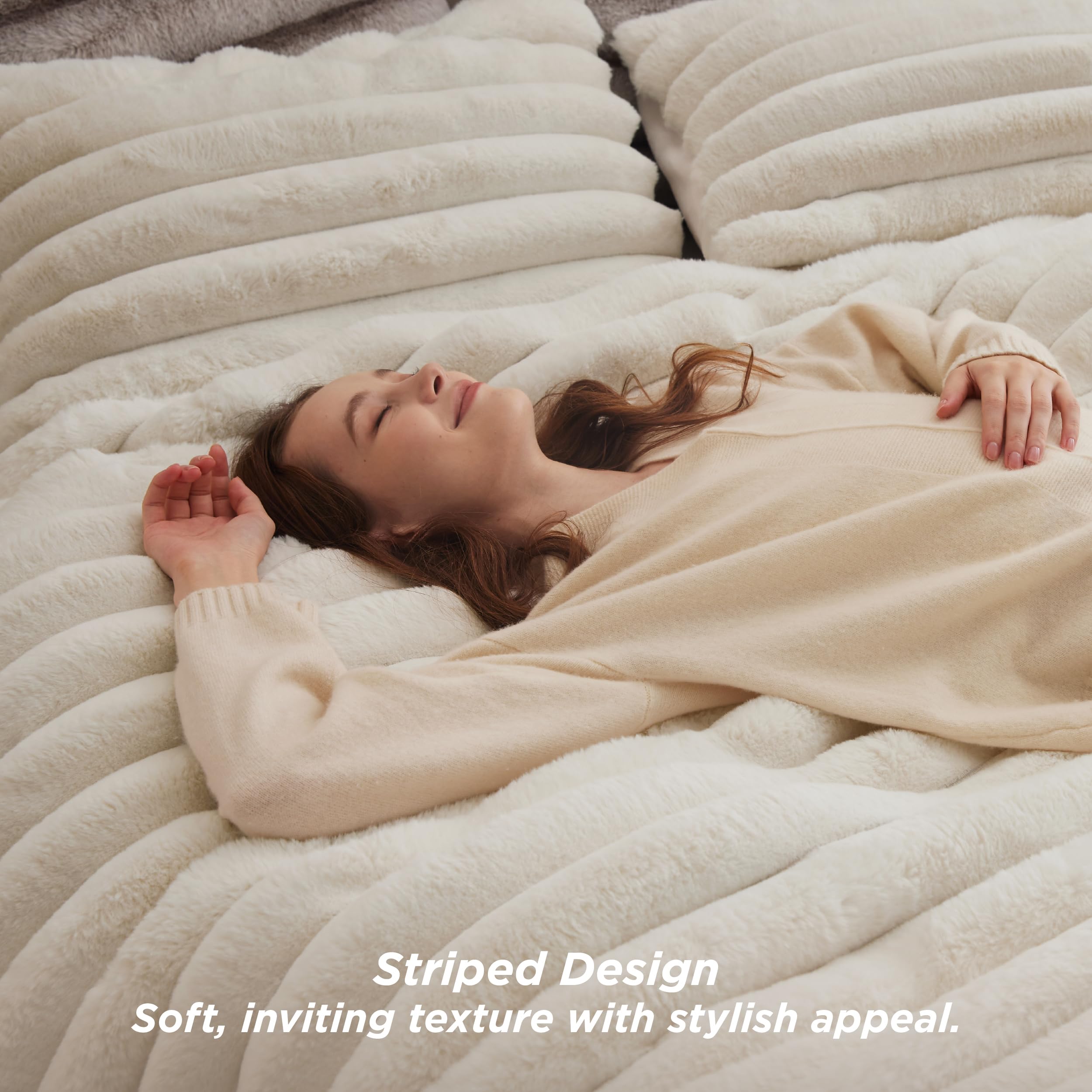 Bedsure face en flanelle douce idéale pour peau sensible