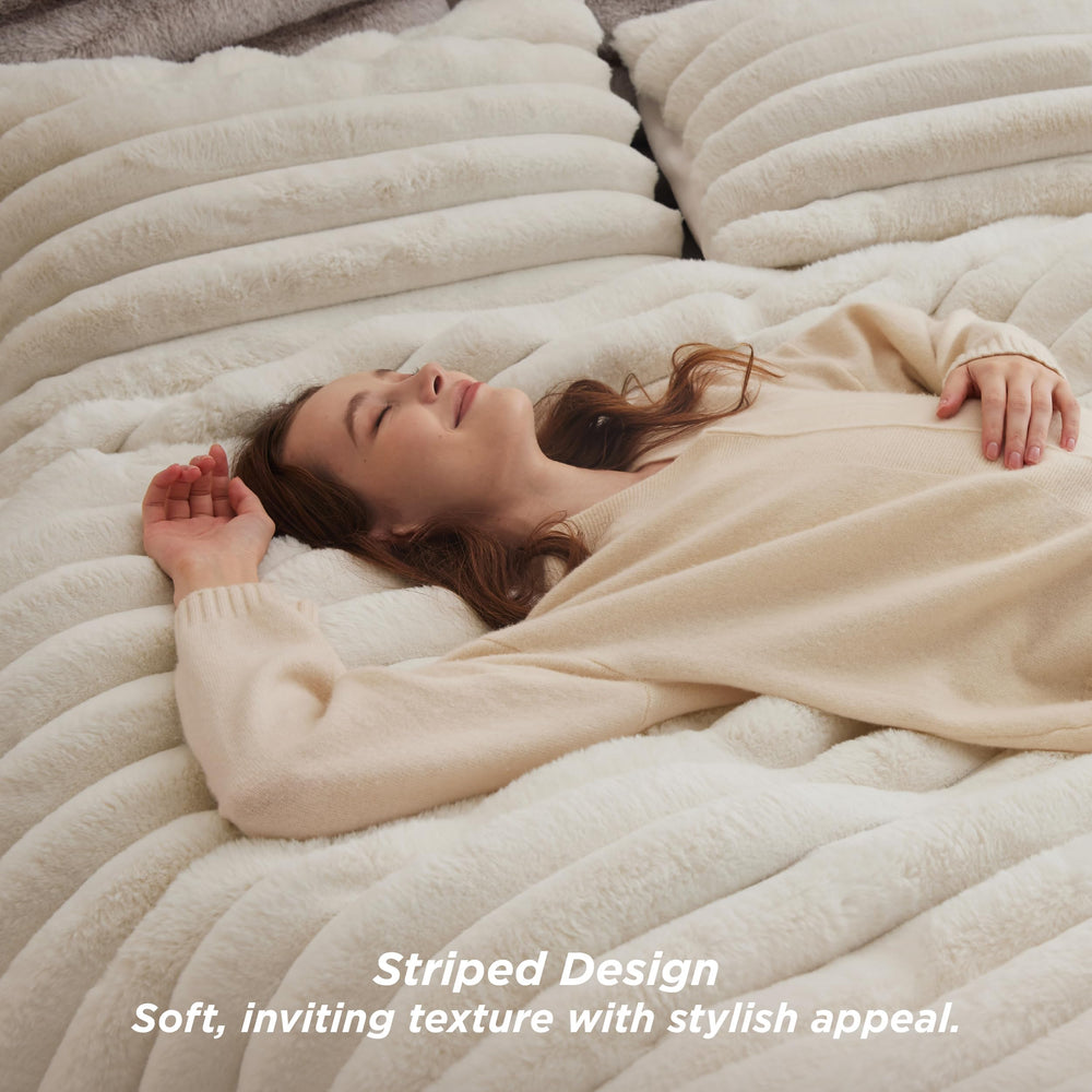 Bedsure face en flanelle douce idéale pour peau sensible