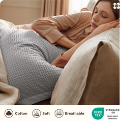Bedsure détail fermeture éclair cachée assurant maintien de la couette stable