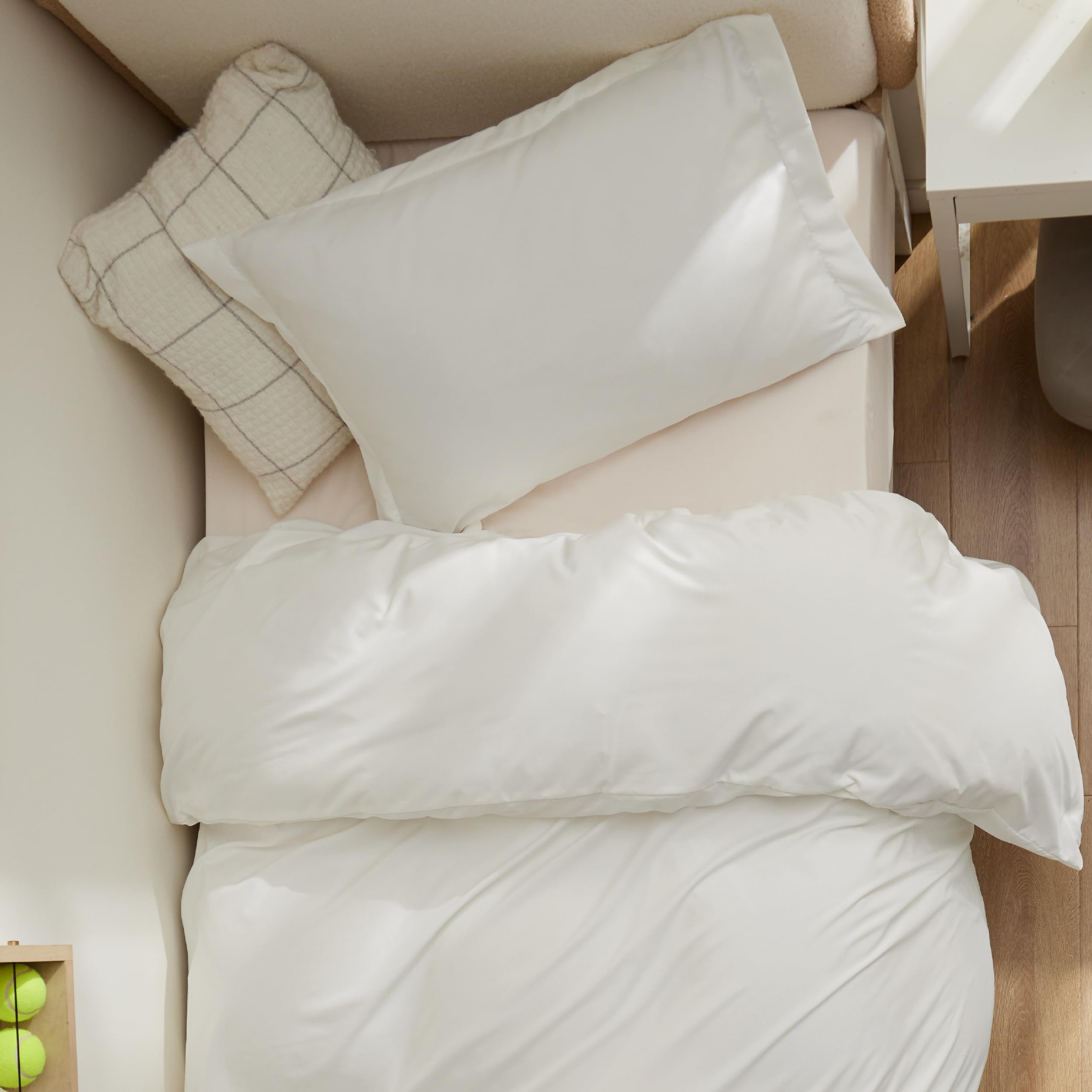 Bedsure détail de la fermeture éclair bénéfice facilité d'habillage et sécurité du duvet