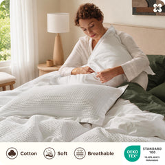 Bedsure fermeture éclair discrète assurant maintien pratique de la couette