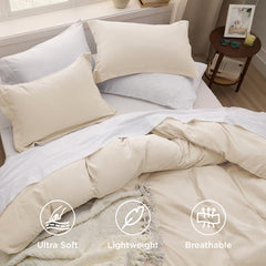 Bedsure fermeture éclair solide facilitant l'insertion du comforter
