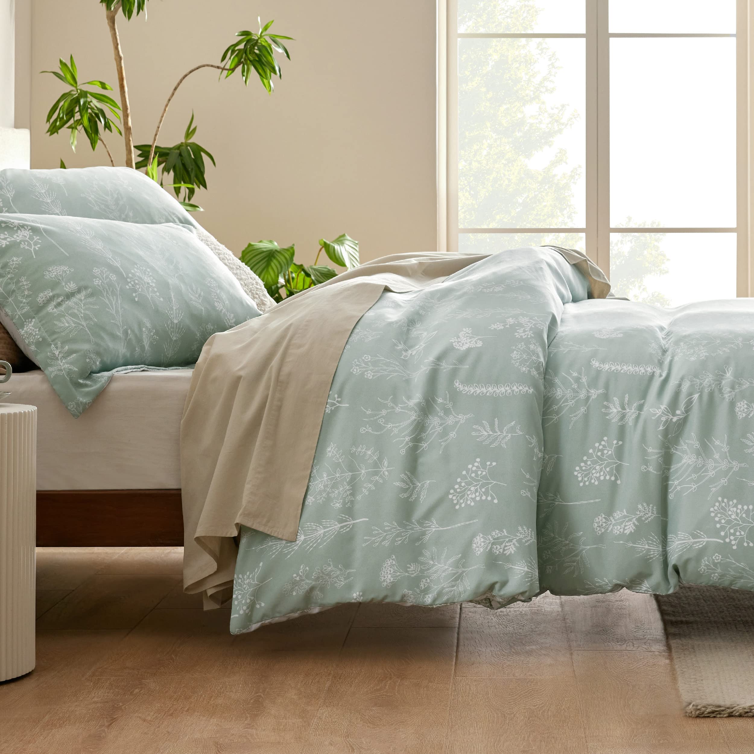 Bedsure vue du garnissage alternatif chaleur équilibrée sans duvet