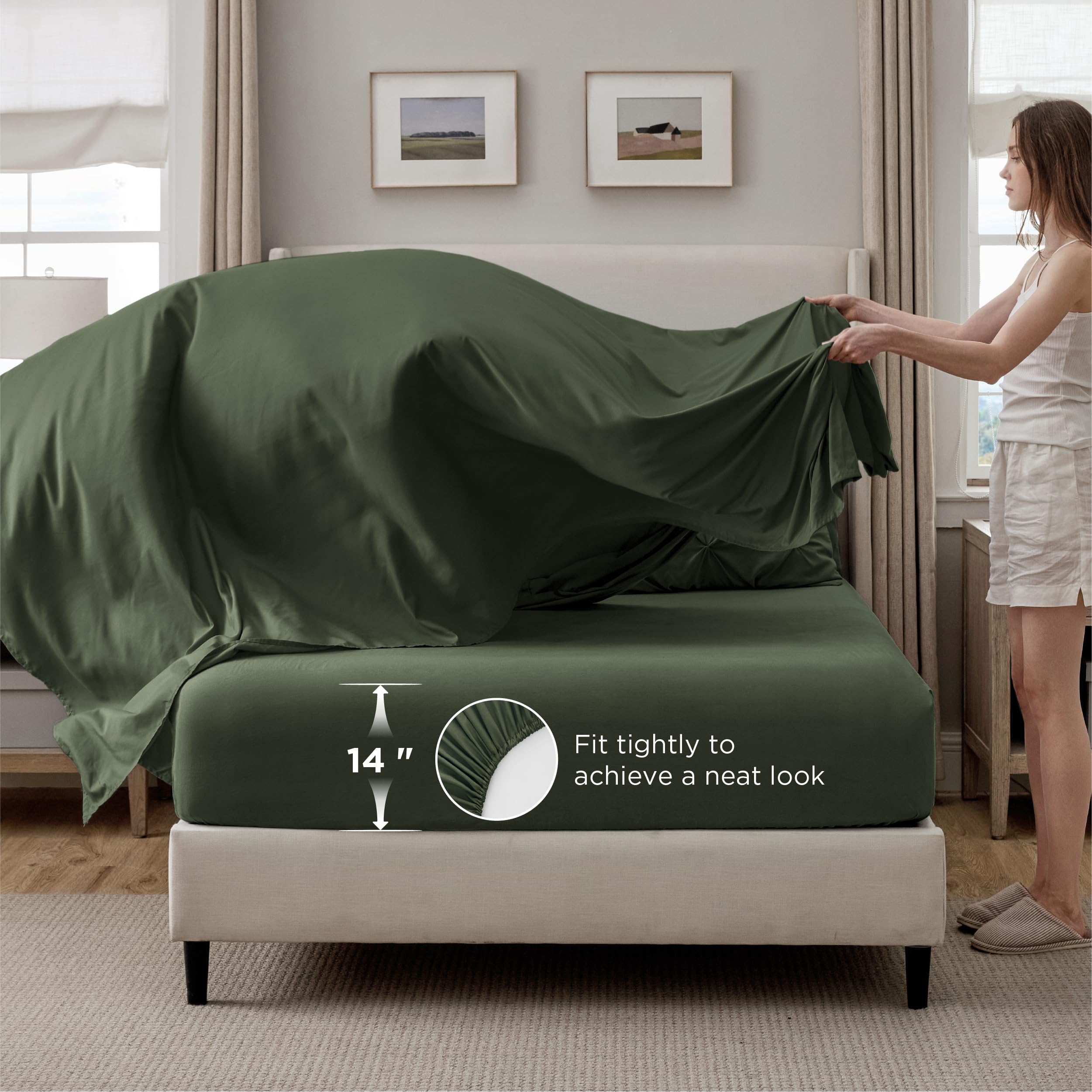 Bedsure garnissage de la couette en microfibre, chaleur équilibrée