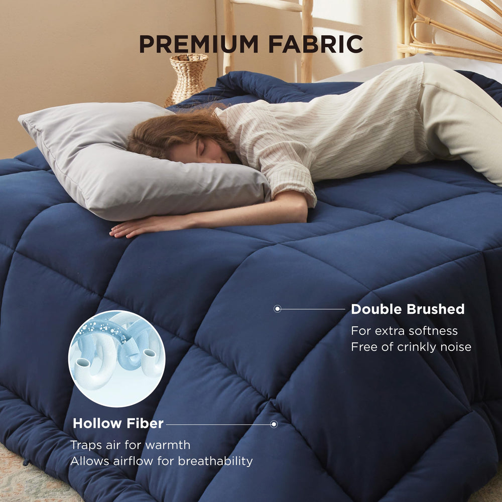 Bedsure zoom sur le garnissage GentleSoft soulignant confort et maintien